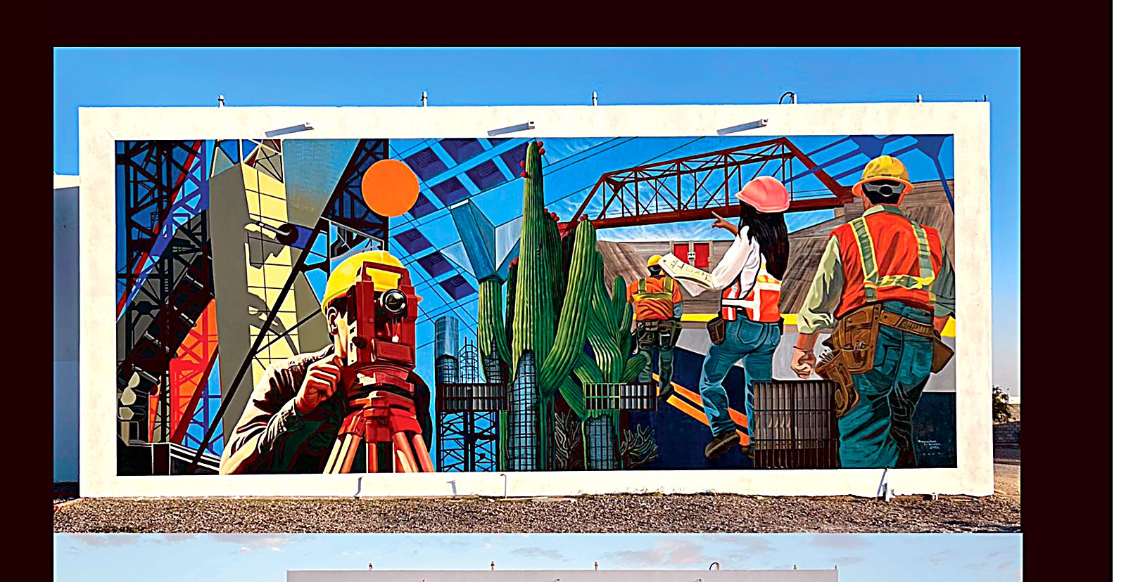 Mural Colegio de Ingenieros Civiles Sonora